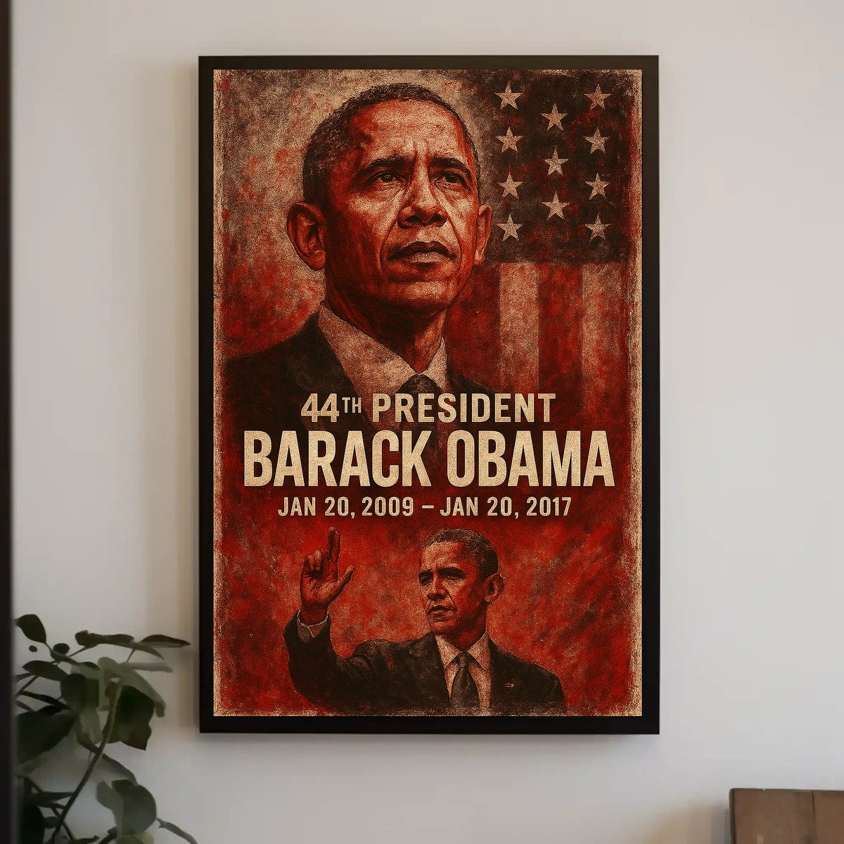 Barack Obama 44th President Poster