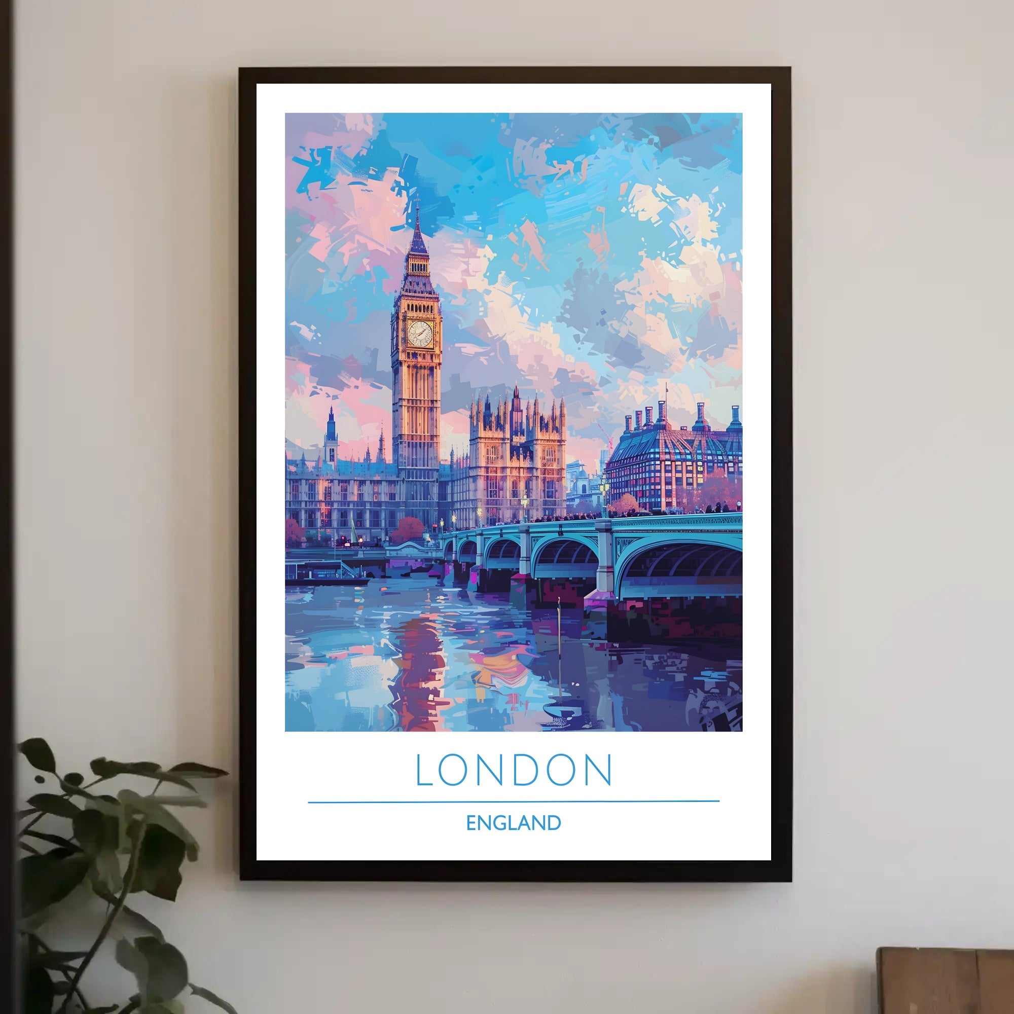 London Skyline Art Poster