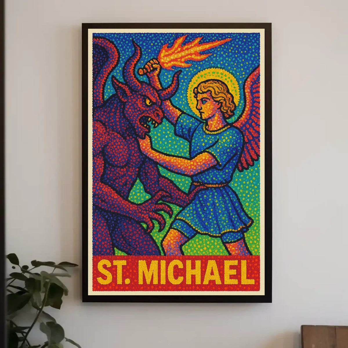 Saint Michael Divine Art Poster