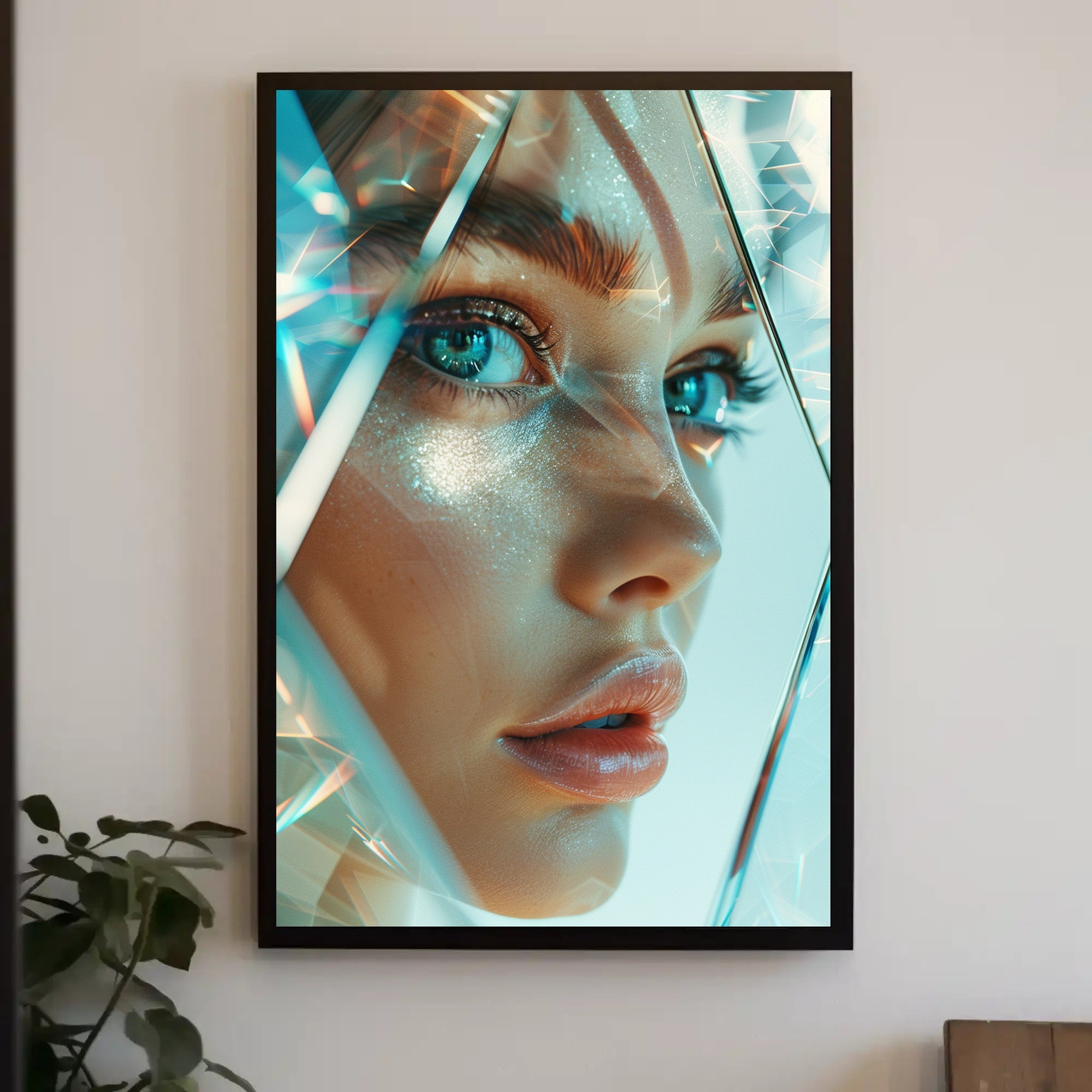 Mystical Hooded Figure Fantasy Art Poster Print PosterGoat