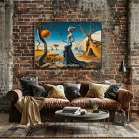 Dreamlike Coastal Surrealism: Surrealistic Artistic Poster