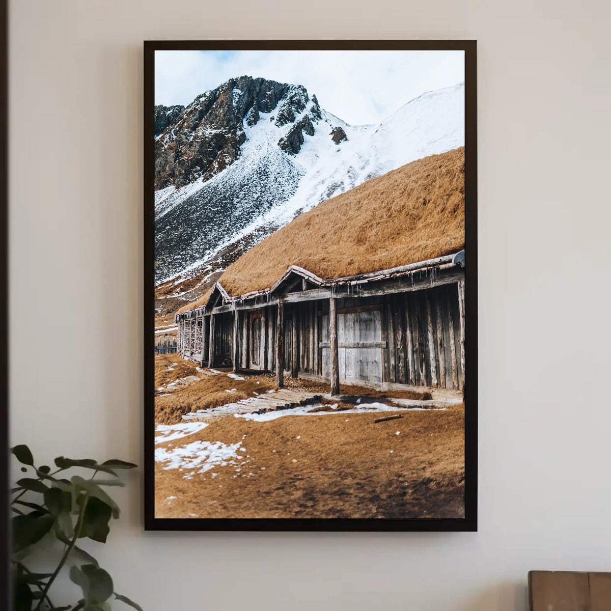 Rustic Mountain Retreat Poster