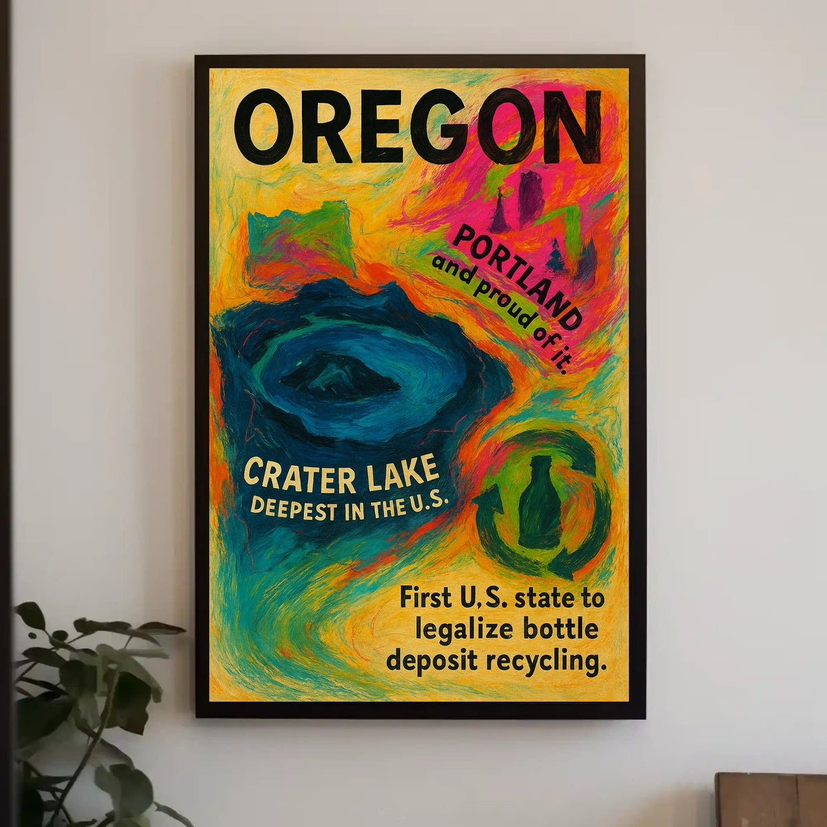 Oregon Pioneer In Environmental Poster