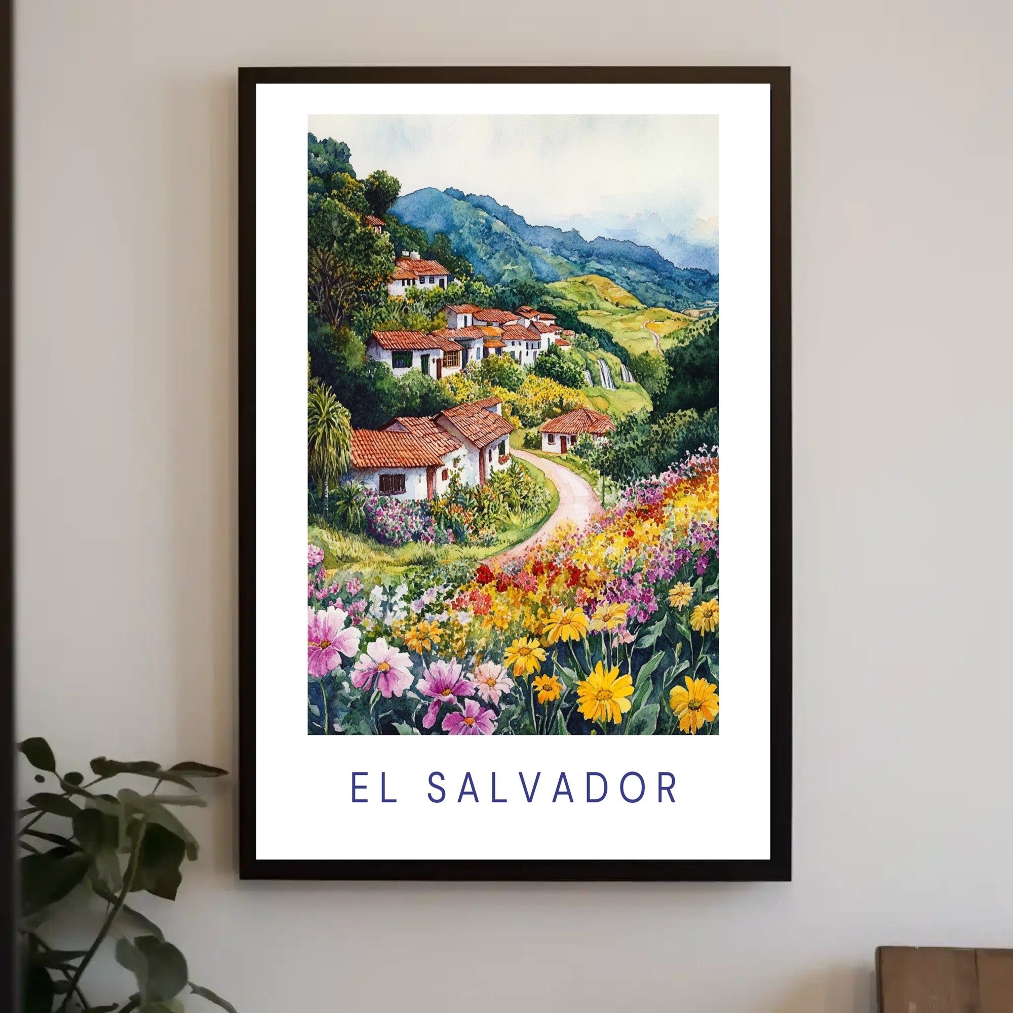 Scenic Beauty of El Salvador Poster PosterGoat
