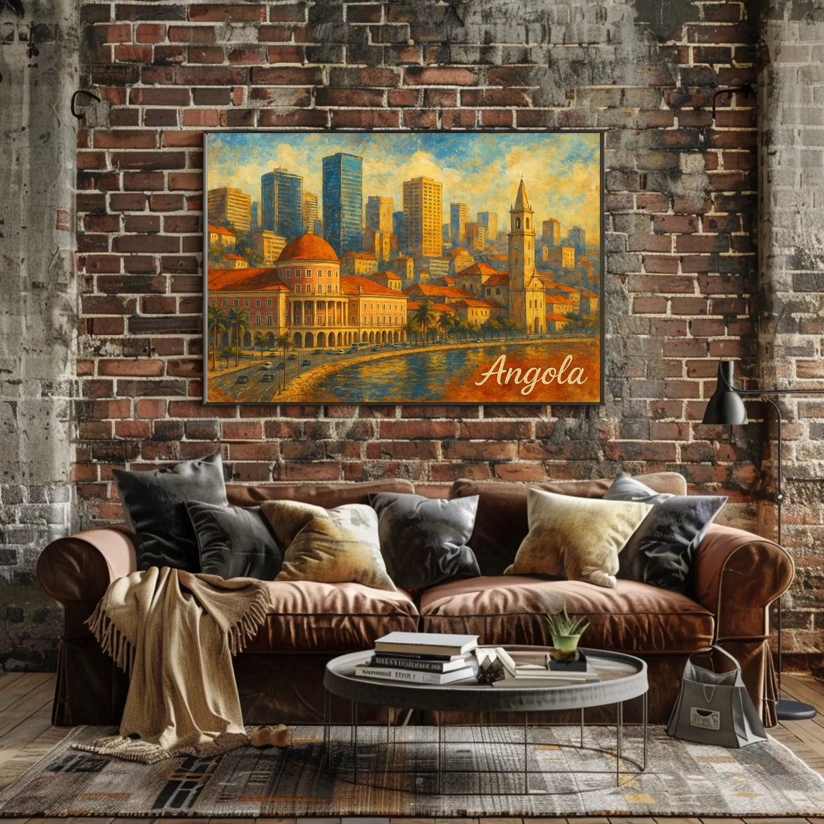 Angola Cityscape Poster