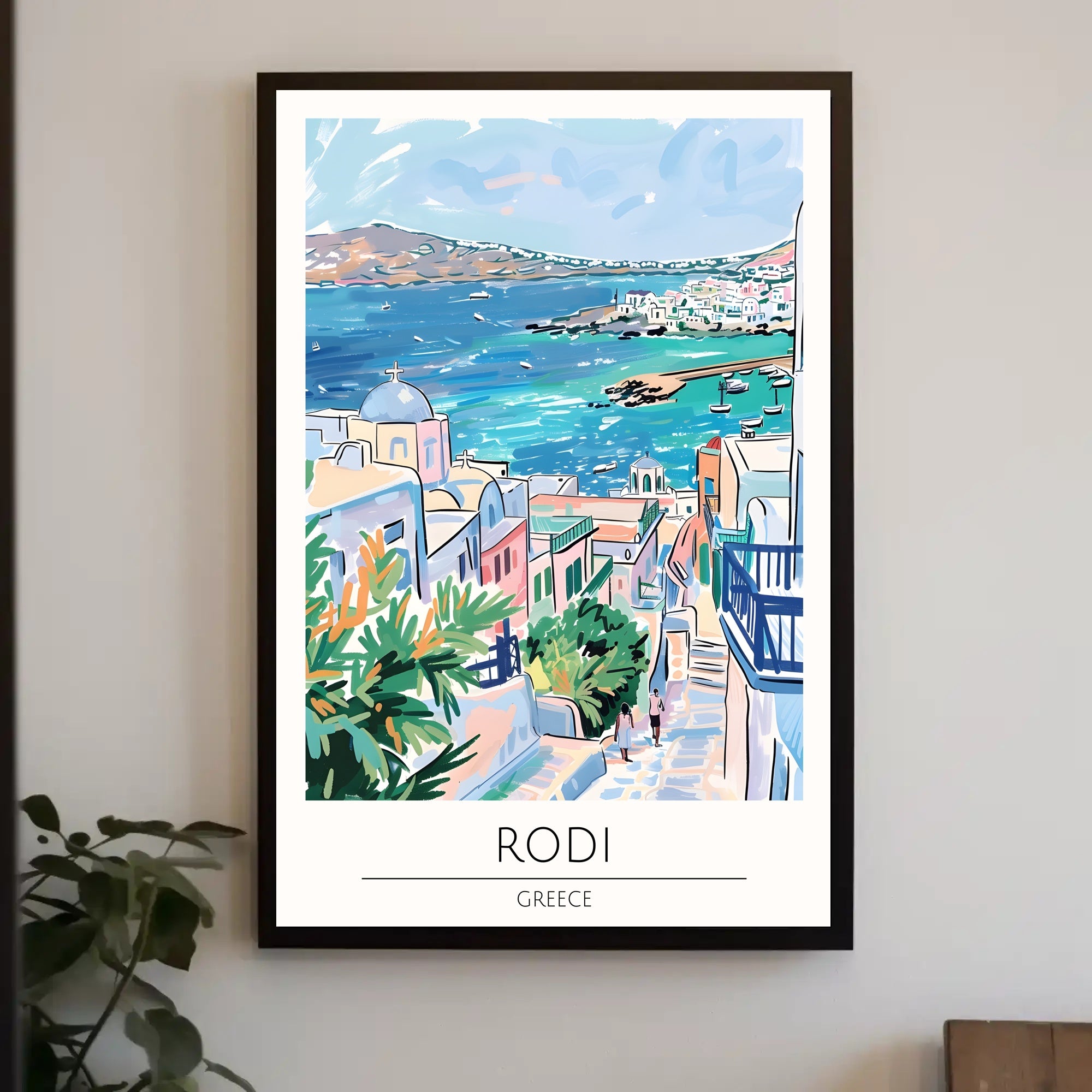 Scenic View of Rodi Poster PosterGoat