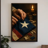 Crafting the Stars and Stripes Poster