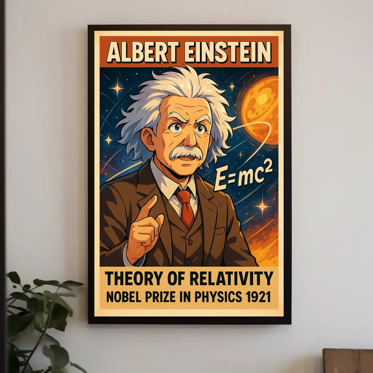 Albert Einstein Theory Of Relativity Poster