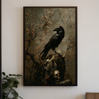 The Raven's Perch Wall Art Poster for Home Decor and Nature Lovers PosterGoat