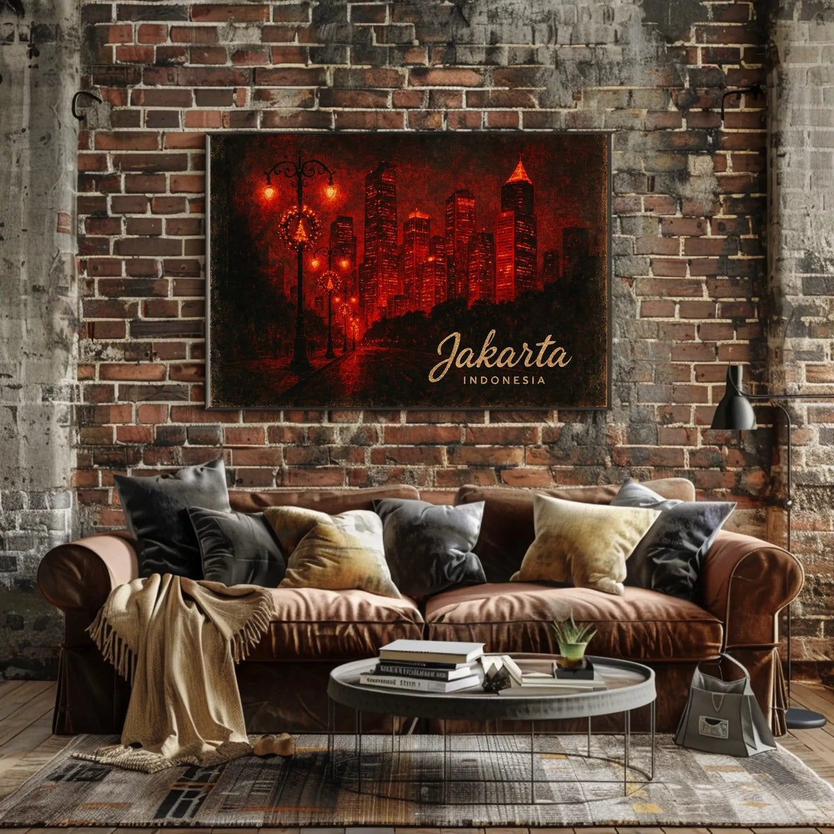 Jakarta at Night Poster