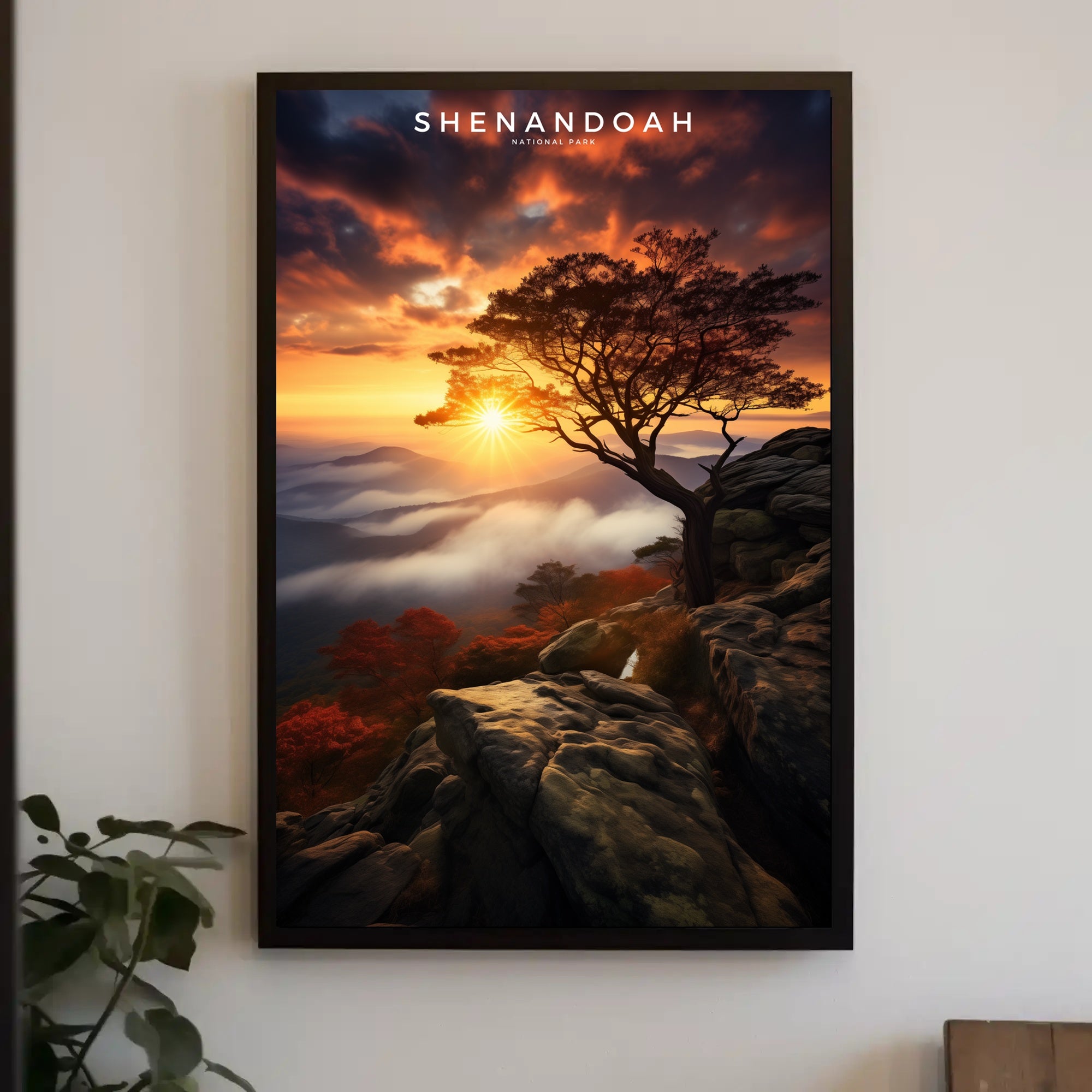 Shenandoah National Park Sunset Poster Print
