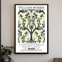 William Morris Cotton Prints Exhibition Poster