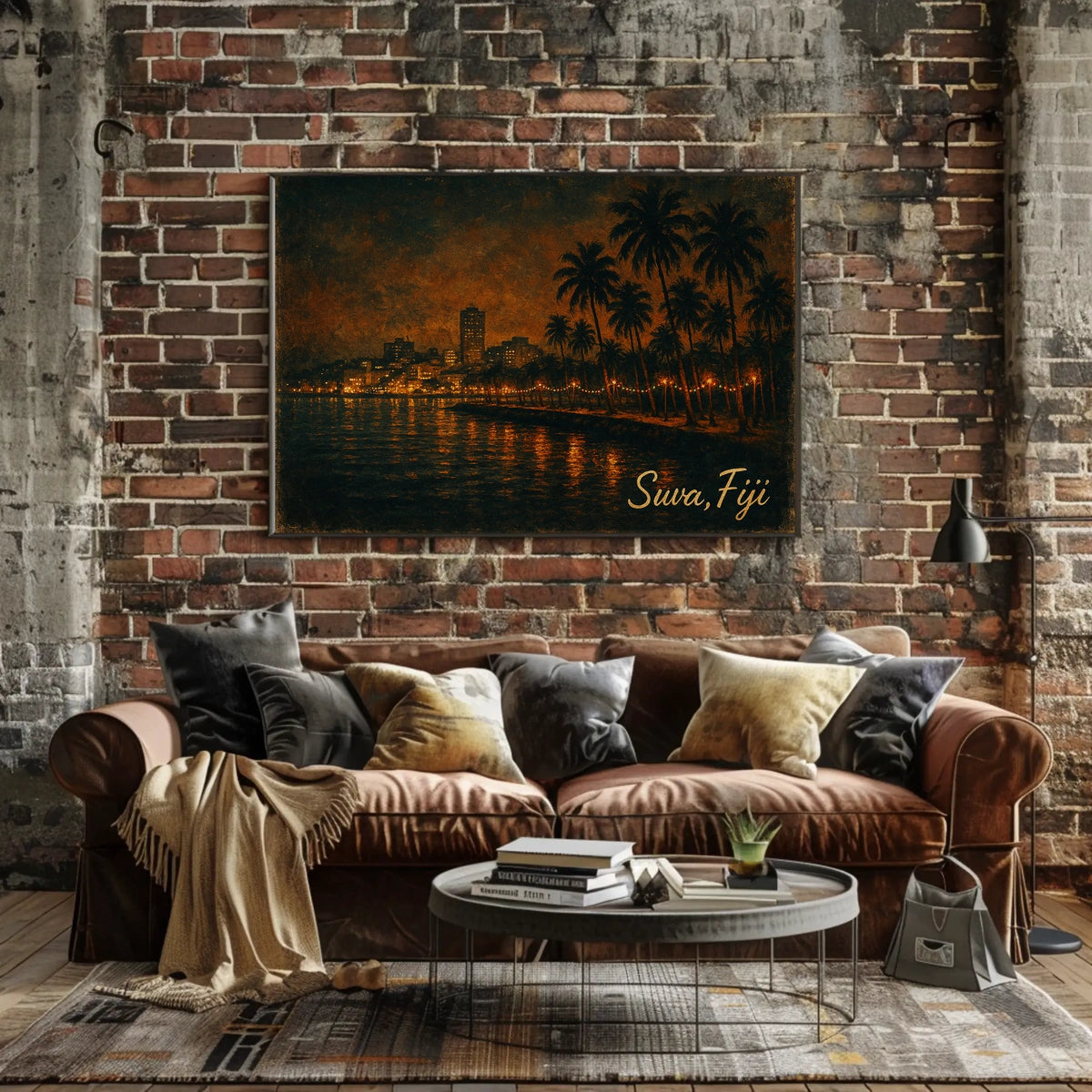 Suva, Fiji Nightscape Poster