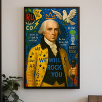 Historical Music Figure Vibrant Art Poster - Pop Culture Poster