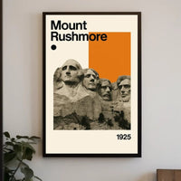 Mount Rushmore Landmark Art Print: Historical or Presidential Poster