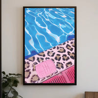 Poolside Vibrance Poster