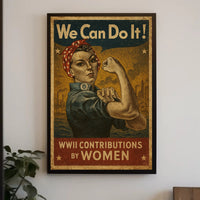 We Can Do It! Iconic WWII Poster