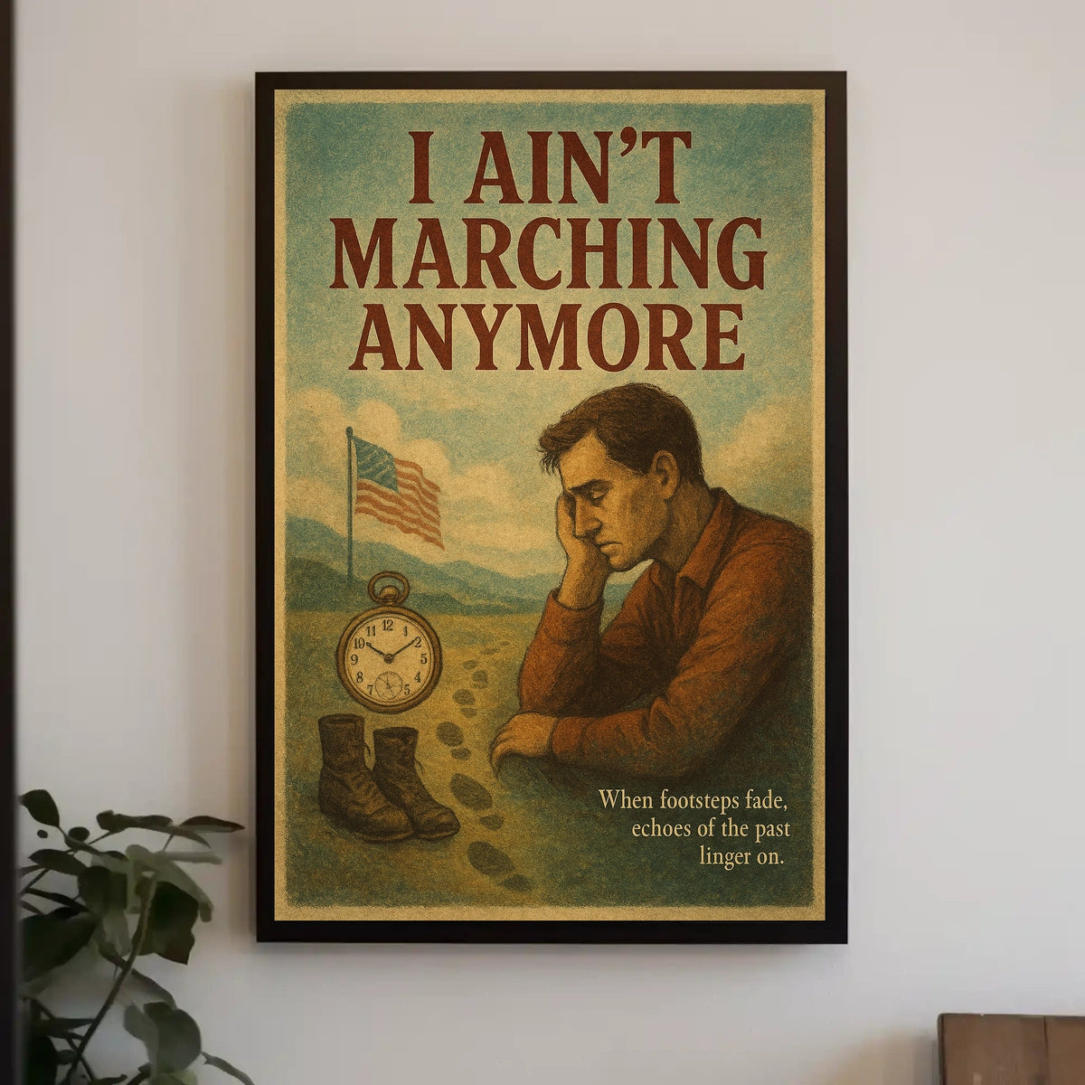 I Aint Marching Anymore Poster