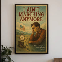 I Aint Marching Anymore Poster