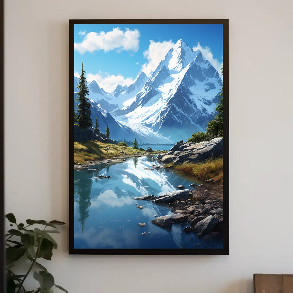 Majestic Mountain Landscape Poster