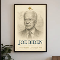 Joe Biden 46Th President Poster