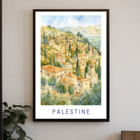 Palestinian Village Scenic Art: Cultural or Heritage Poster PosterGoat