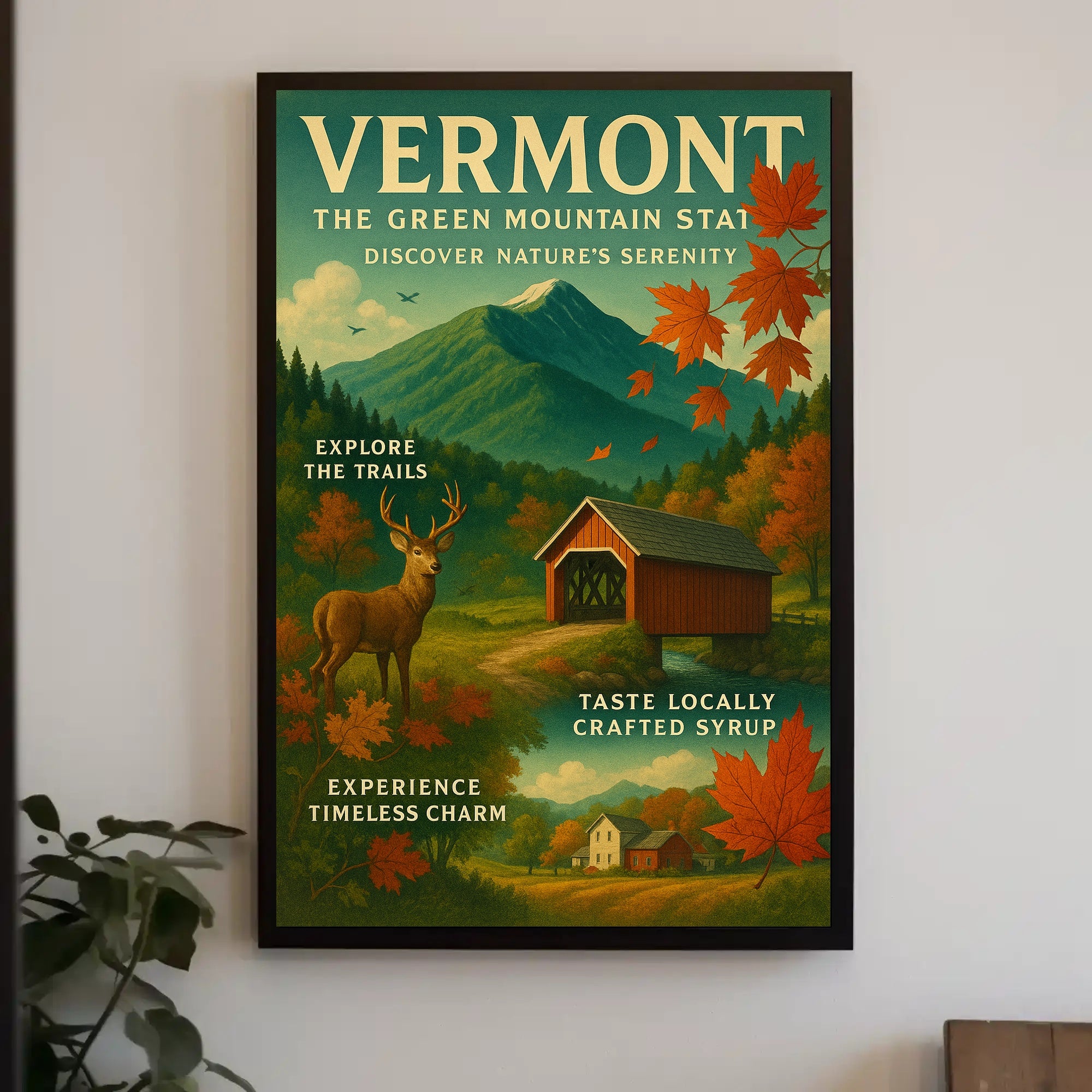 Vermont Natural Serenity Wall Art Print