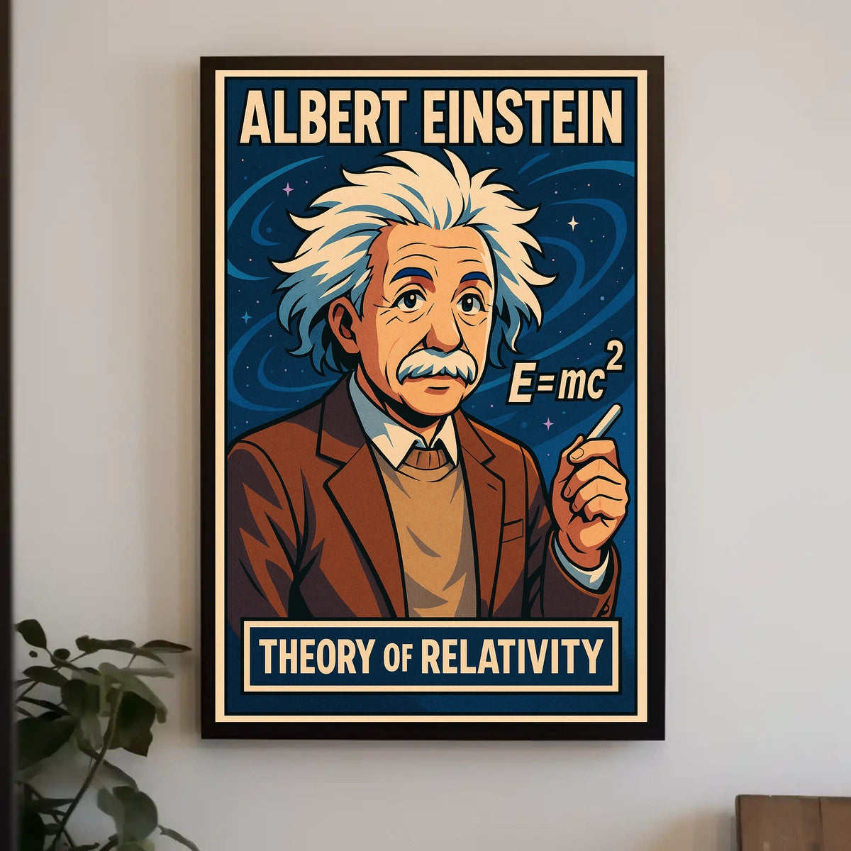 Albert Einstein Theory Of Relativity Poster