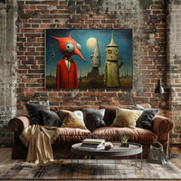 Surreal Extraterrestrial Art: Fantasy or Mythology Poster
