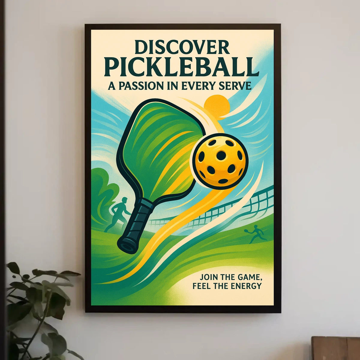 Discover Pickleball Poster