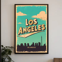 Vintage Los Angeles Poster