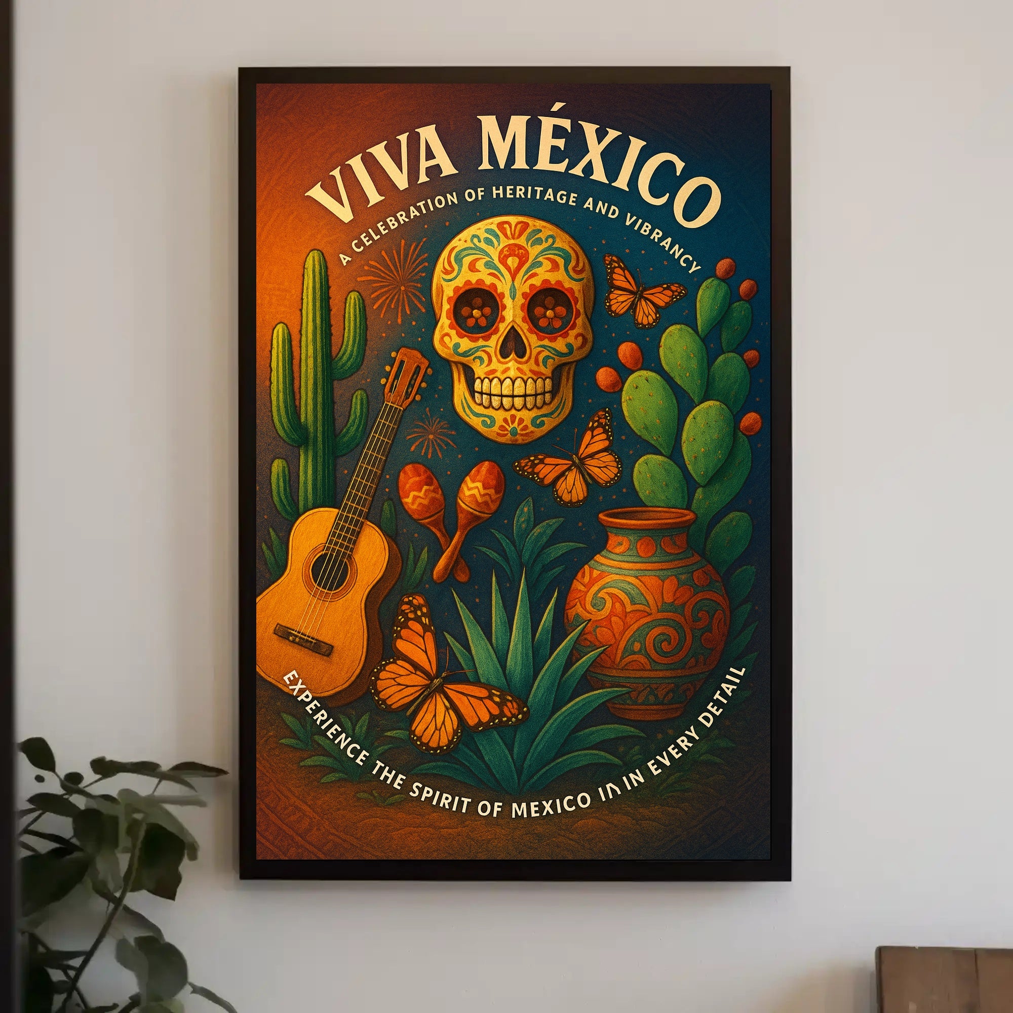 Viva MΓ©xico: Celebrate Heritage with Cultural or Heritage Poster