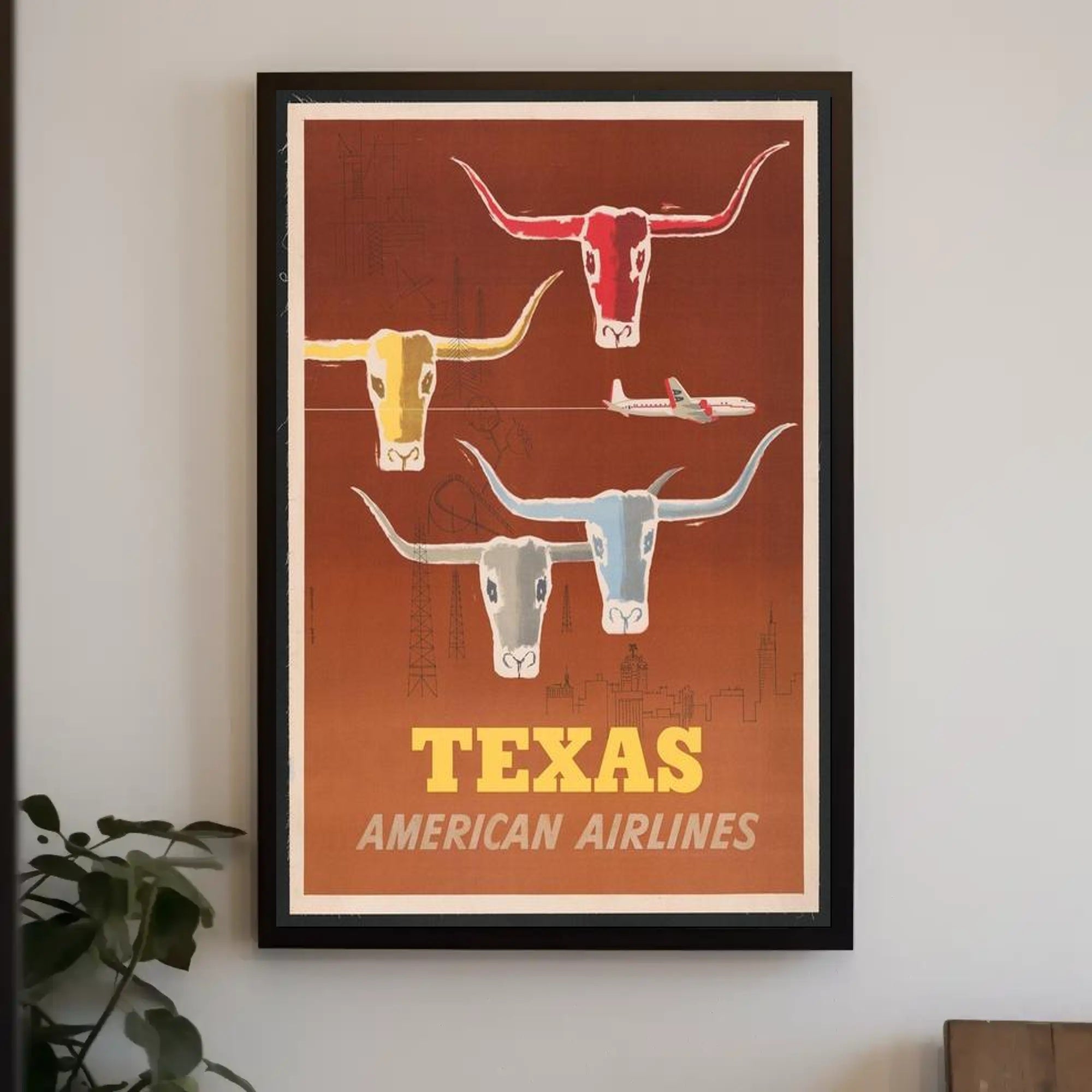 Texas Travel Poster PosterGoat