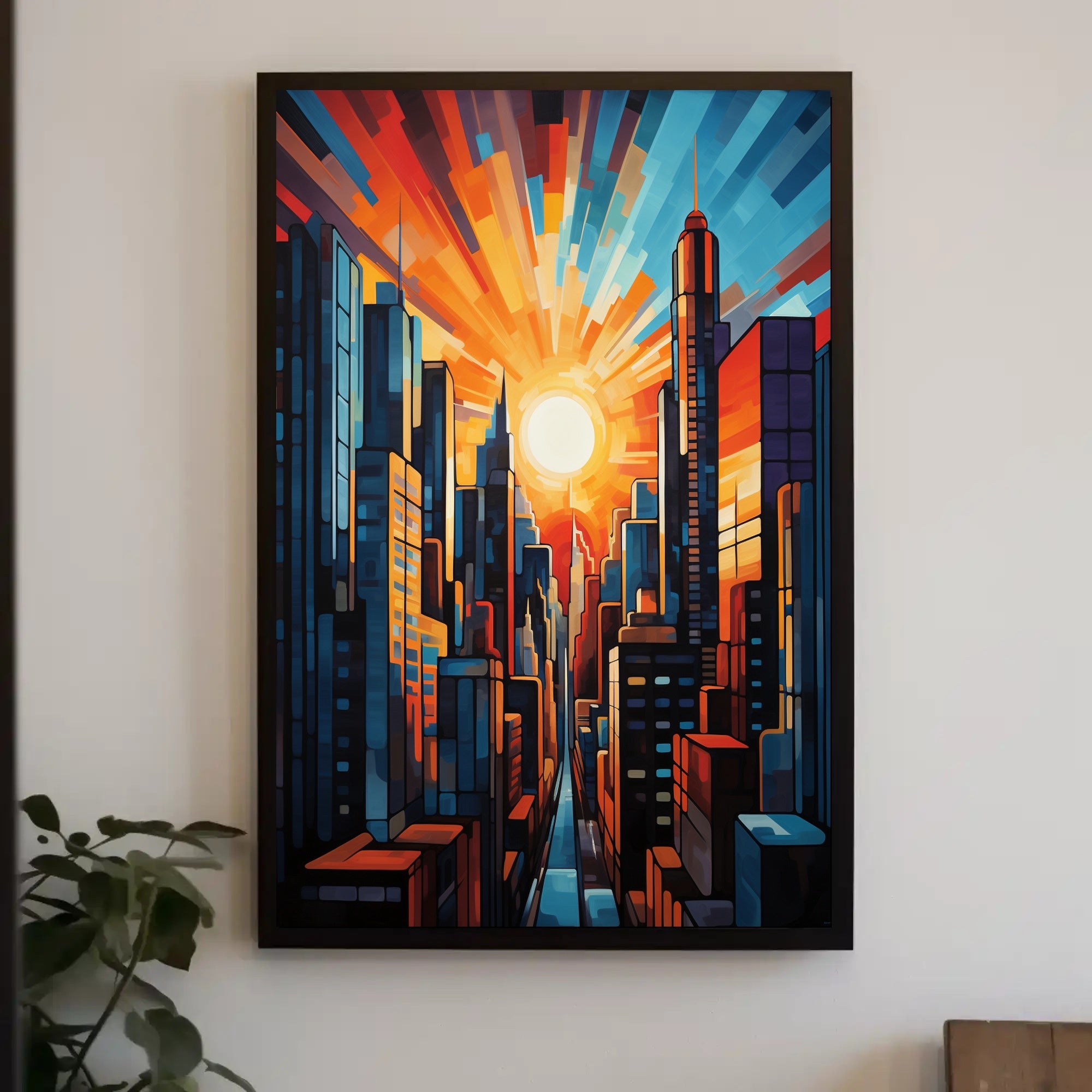 Urban Sunrise Poster PosterGoat