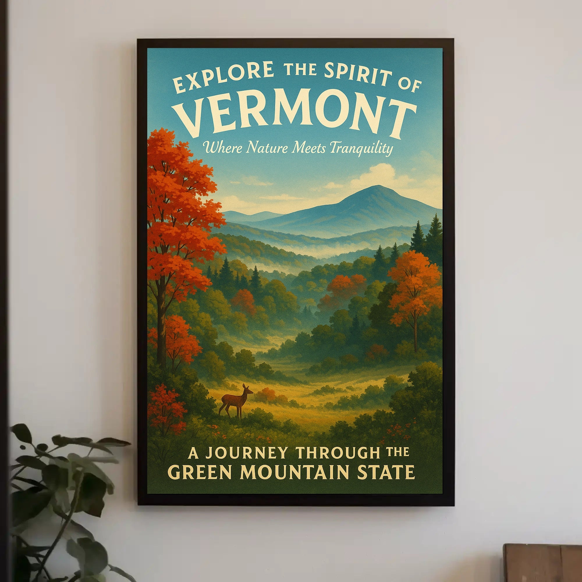 Explore The Spirit Of Vermont Poster Art