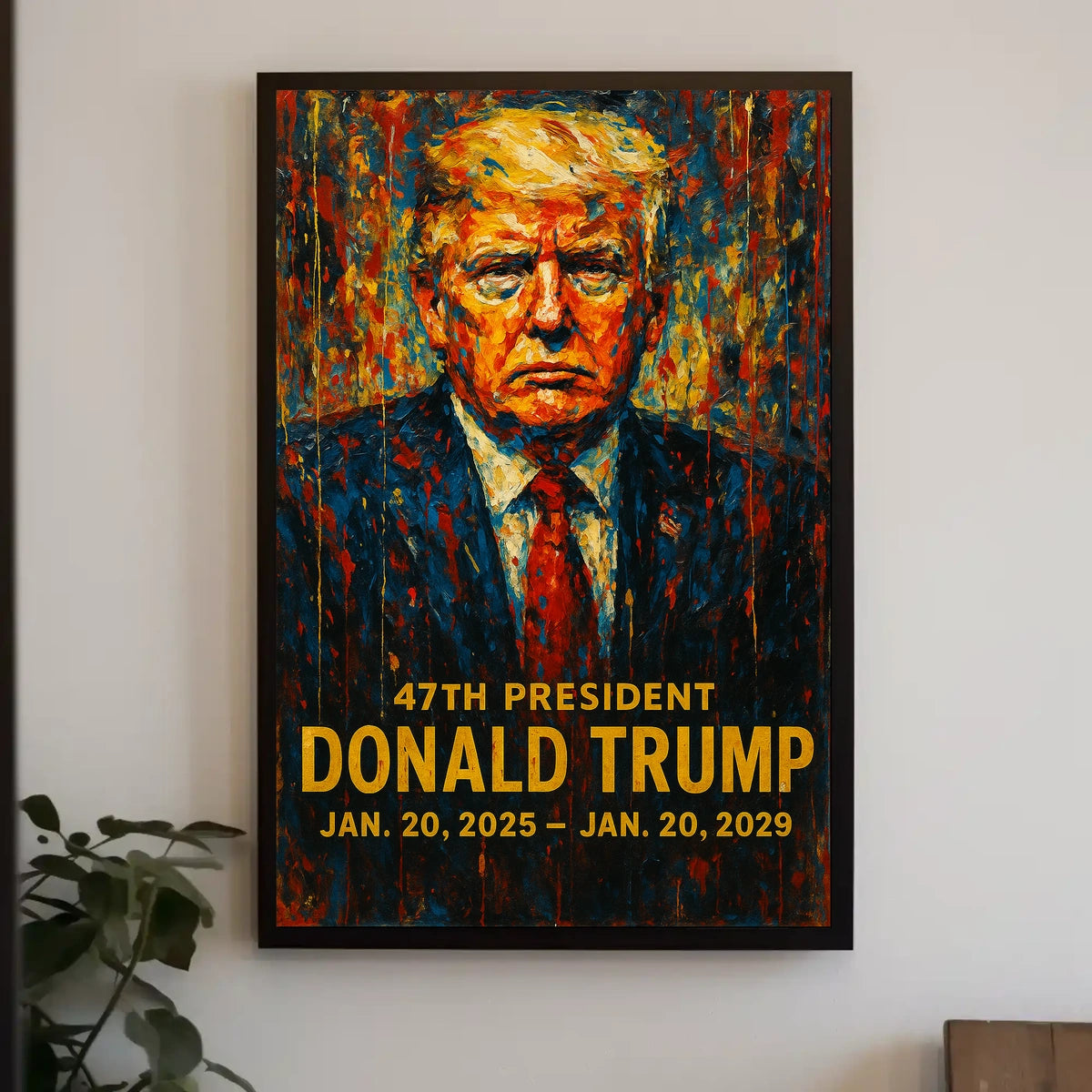 Trump Legacy Expressionism Patriot Poster