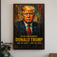 Trump Legacy Expressionism Patriot Poster