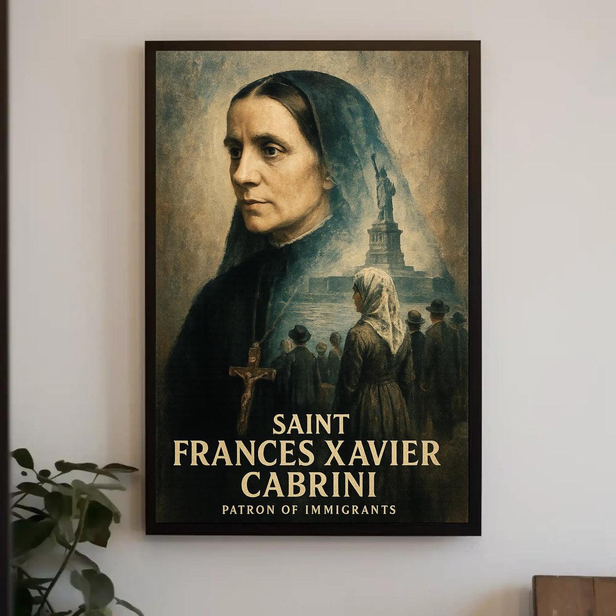 Saint Frances Xavier Cabrini Patron Of Poster