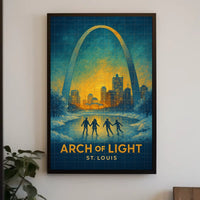 Arch Of Light St. Louis Poster