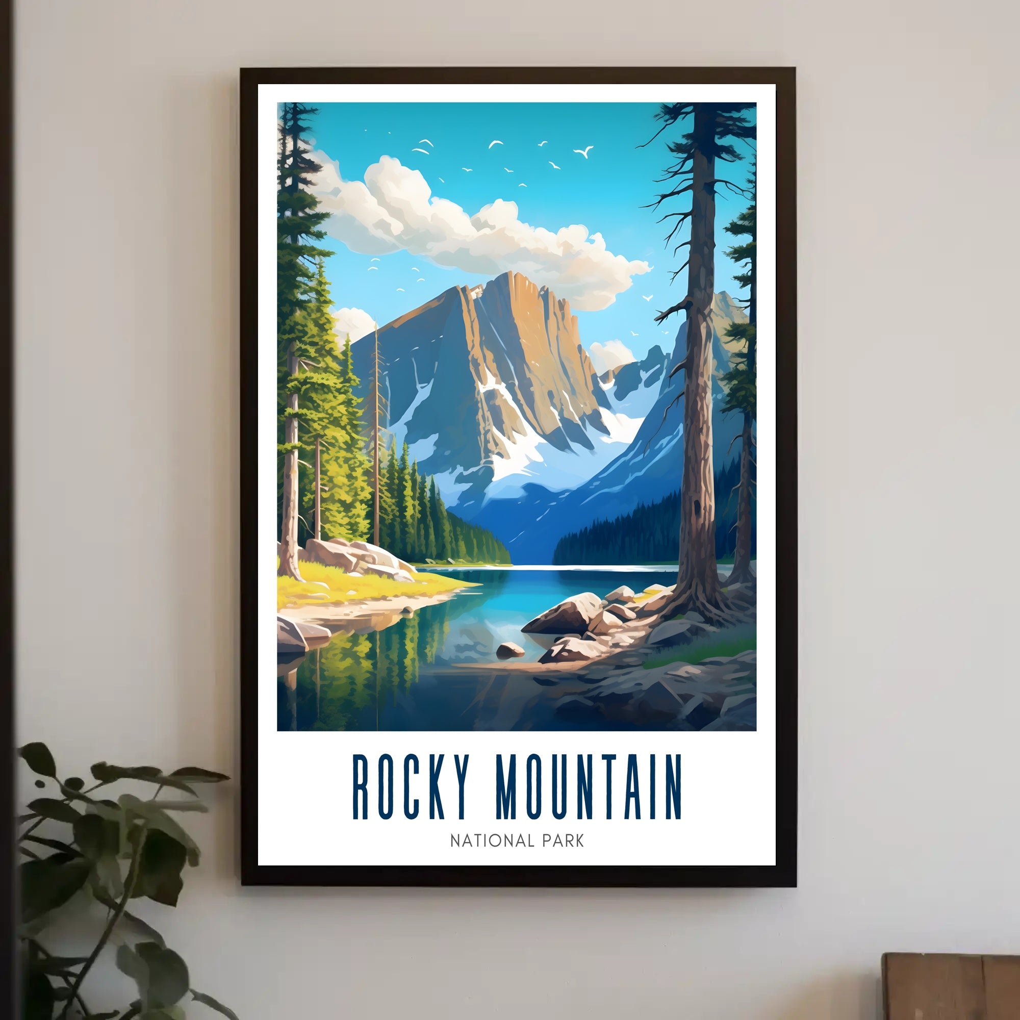 Rocky Mountain National Park Scenic Poster Print