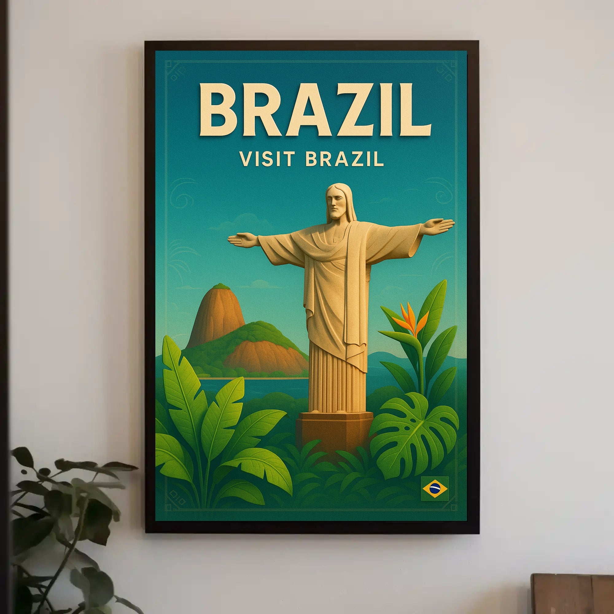 Discover Brazil Poster PosterGoat