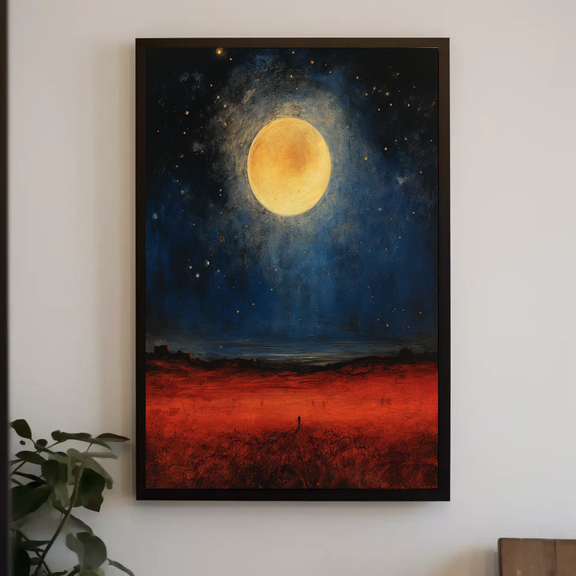 Celestial Nightscape Poster