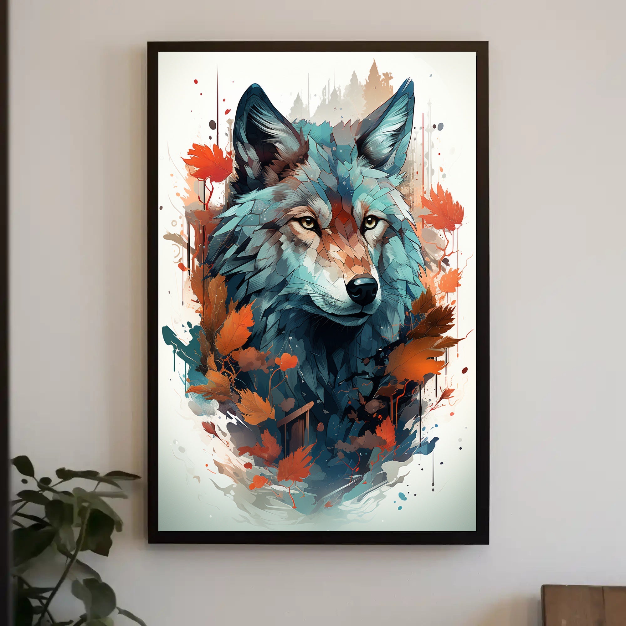 The Majestic Wolf Poster PosterGoat