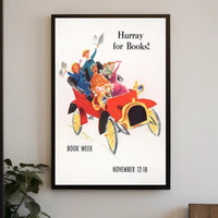 Hurray for Books! Poster PosterGoat