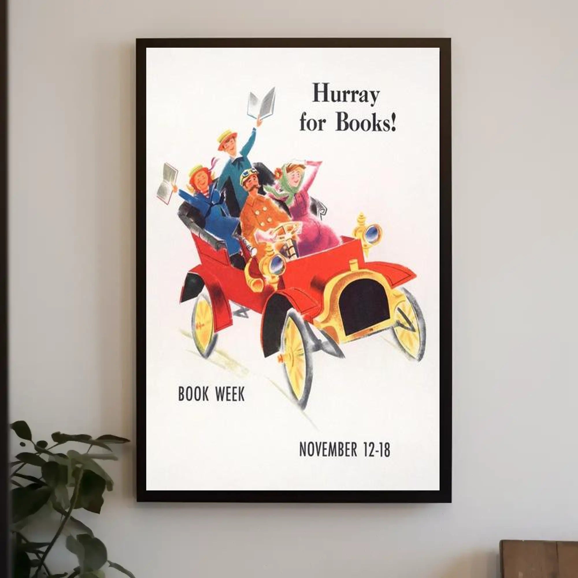 Hurray for Books! Poster PosterGoat