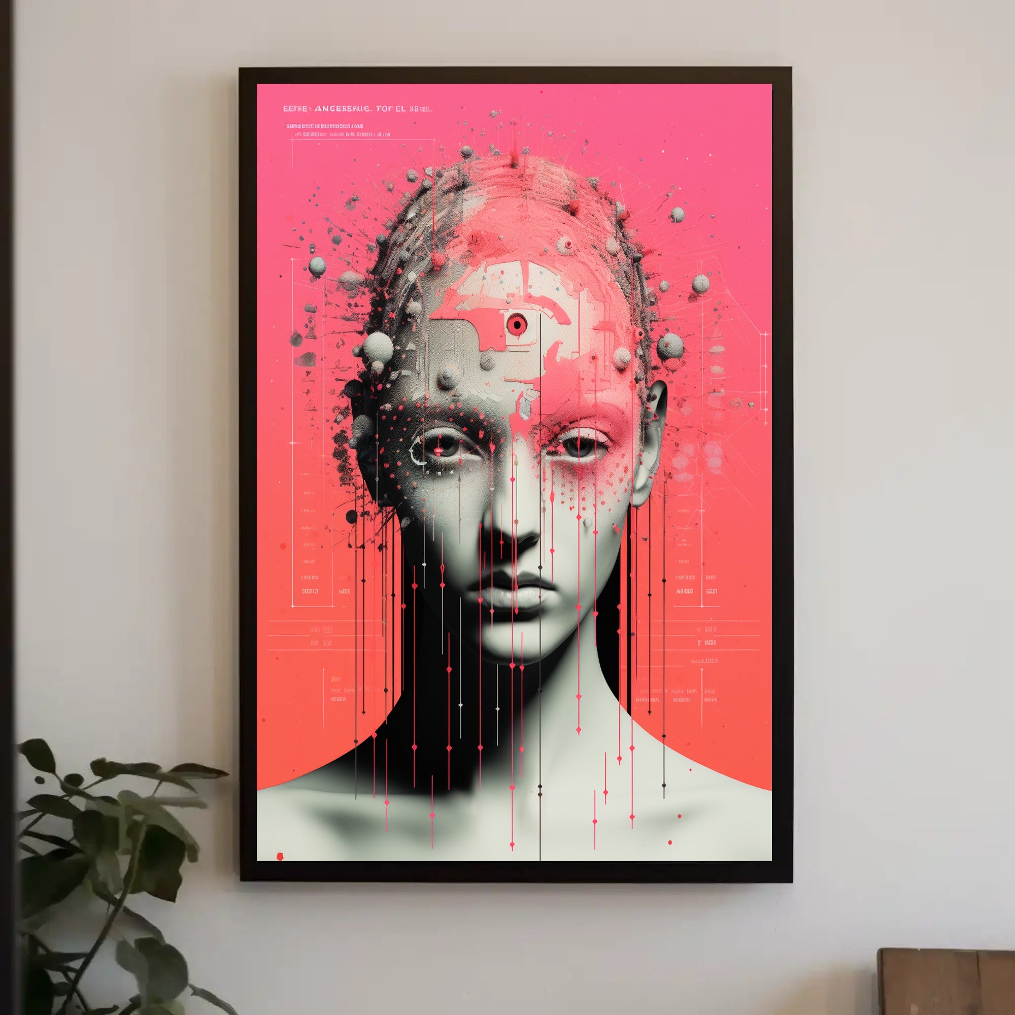 Futuristic Mindscape Poster