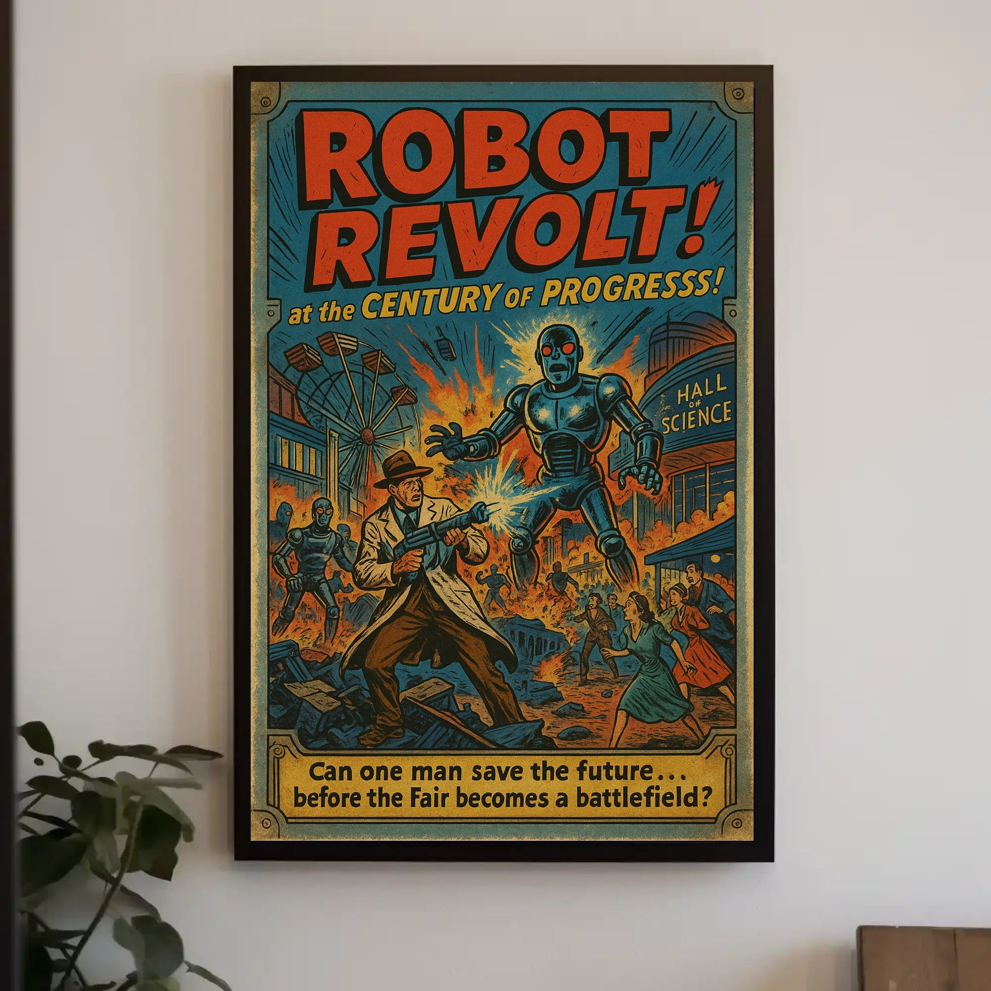 Robot Revolt at the Century of Progress Poster PosterGoat