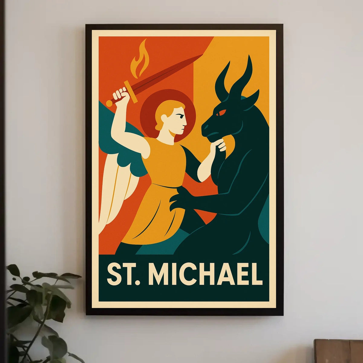St. Michael Guardian Of Light Poster