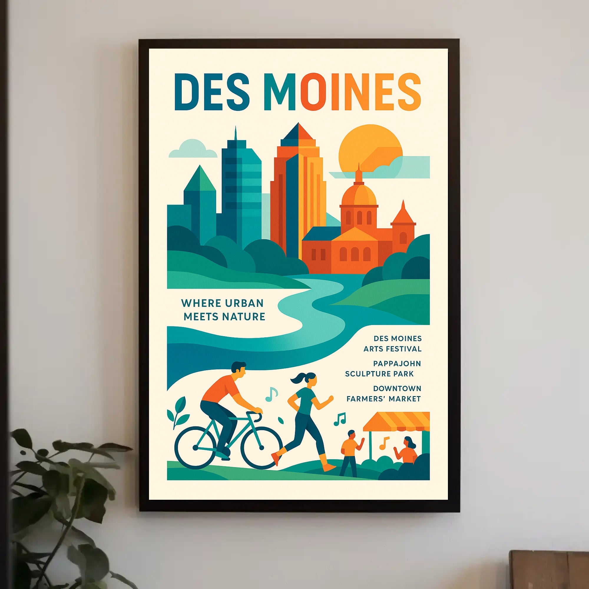 Discover Des Moines Poster PosterGoat