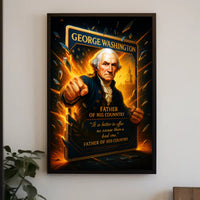 George Washington Father of His Country Poster PosterGoat